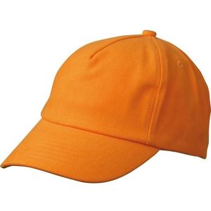 Baseballcap voor kinderen oranje - Verkleedhoofddeksels