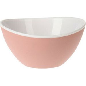 Excellent Houseware Schaaltje/kommetje - roze - kunststof - 330 ml