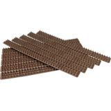 40x Antiklimstrip tegen inbraak / katten / vogels 50 x 4,5 x 1,7 cm - 20 meter - Vogelpinnen / kattenpinnen - Hekpunten