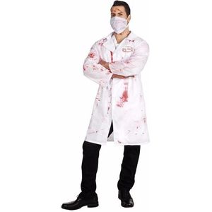 Halloween verkleedkleding Dr. Mad dokterspak - Carnavalskostuums