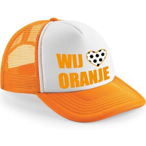 Snapback/cap - Wij hartje oranje - voetbal - supporter - Koningsdag - EK/WK  - Verkleedhoofddeksels