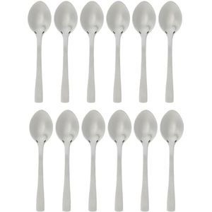 Secret de Gourmet Koffielepels/theelepels - 18 stuks - RVS - 9,5 cm