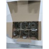 Set van 6x stuks tumbler waterglazen/drinkglazen transparant 360 ml - Drinkglazen