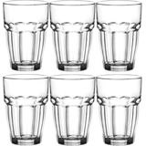 Set van 6x stuks tumbler waterglazen/drinkglazen transparant 360 ml - Drinkglazen