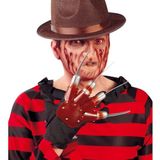 Halloween - Freddy horror verkleed handschoen met messen - Verkleedattributen