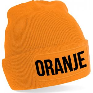 Oranje muts Koningsdag - EK/WK voetbal - one size - Verkleedhoofddeksels