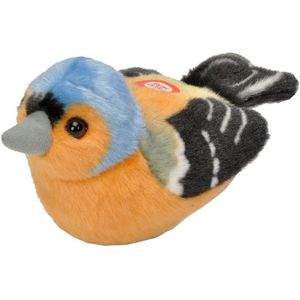 Pluche vinken zangvogels knuffels 13 cm - Vogel knuffels