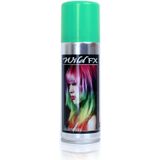 Set van 3x kleuren haarverf/haarspray van 125 ml - Groen, Oranje en Wit - Verkleedhaarkleuring
