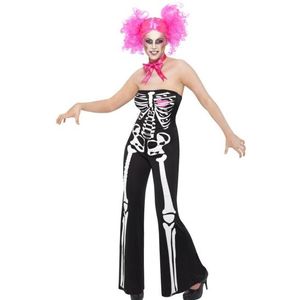 Halloween dames kostuum skelet - Carnavalskostuums