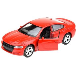 Modelauto Dodge Charger 2016 rood 1:34