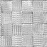 2x stuks 5five gevlochten opbergmand rechthoek - grijs - 28 x 20,5 x 11,5 cm - kast-/badkamer mandje - Opbergmanden