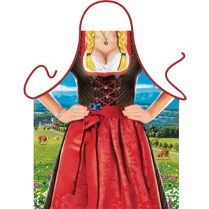 Funartikel schort Tiroler vrouw dirndl - Feestschorten