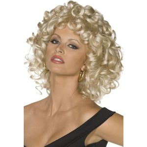 Blonde Sandy Grease pruik voor dames - Verkleedpruiken