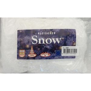 2x Kunst sneeuw vlokjes 1 liter in zakken - Decoratiesneeuw