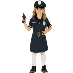 Politie agente verkleed jurk/jurkje voor meisjes  - Carnavalsjurken