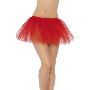 Carnavalskleding/Halloween rode duiveltjes rokken/tutus verkleedaccessoire voor dames - Petticoats