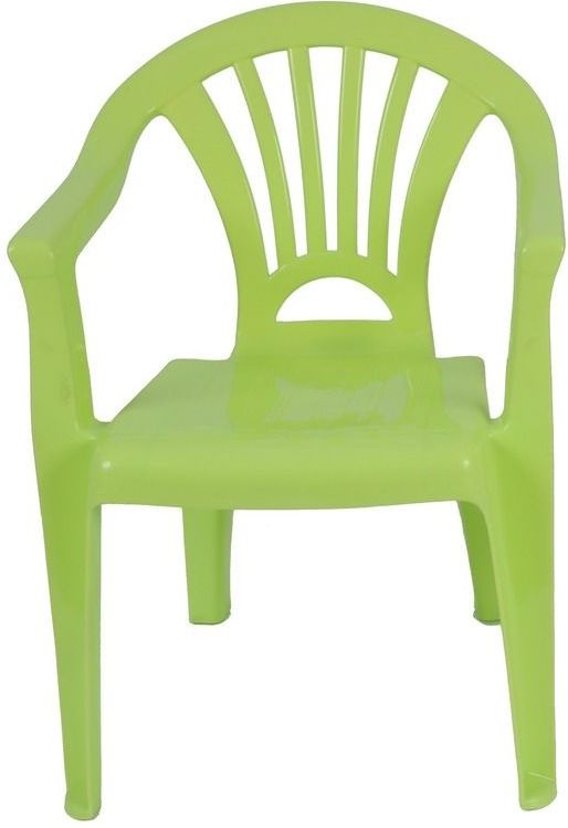 Plastic kinderstoel gras groen 37 x 31 x 51 cm - Kinderstoelen