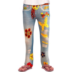 60s jeans leggings voor kinderen - Verkleedlegging