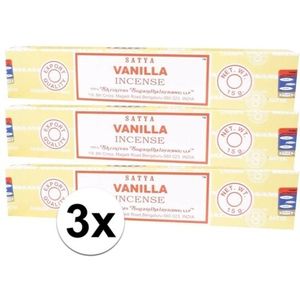 Wierook Vanilla ontspanning/meditatie 36 stokjes Nag Champa - Wierookstokjes