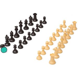 Setje van 32 stuks schaakstukken - Denkspellen