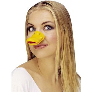 4x stuks donald Duck snavel verkleed accessoire - Verkleedmaskers