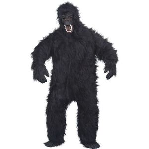 Luxe gorilla pak/kostuum - zwart - voor volwassenen - Carnavalskostuums