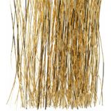15x Kerstversiering tinsel engelenhaar goud 50 cm - Engelenhaar