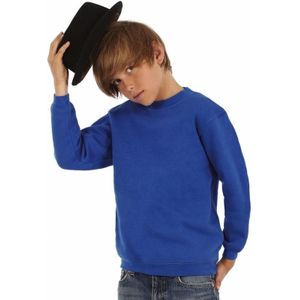Basis koningsblauwe truien/sweaters jongenskleding - Sweaters kinderen
