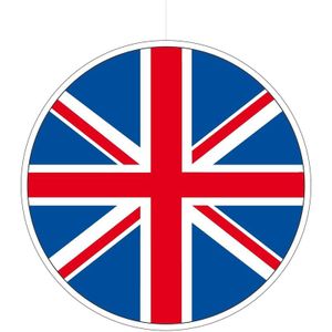 UK Great Britain vlag/Union Jack hangdecoratie 28 cm - Hangdecoratie