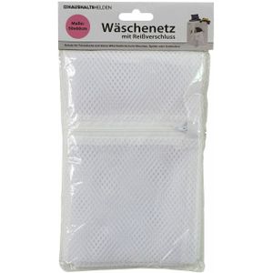 Haushaltshelden Waszak voor kwetsbare kleding wasgoed/waszak - wit - large size - 50 x 60 cm