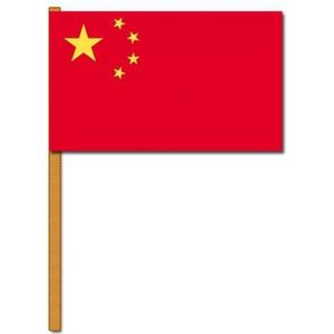Chinese zwaaivlag - zwaaivlaggen