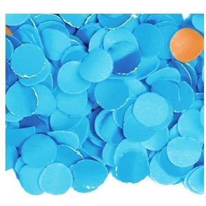 100 gram feest confetti kleur blauw van papier - Confetti