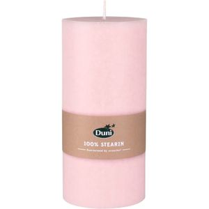 Mellow Roze Cilinderkaarsen/Stompkaarsen 15 X 7 cm 50 Branduren - Geurloze Kaarsen