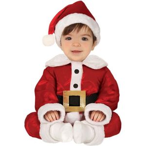 Kerstman baby verkleed kostuum 3-delig - Carnavalskostuums