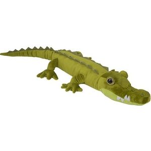 XL Pluche Groene Krokodil Knuffel 110 cm - Krokodillen Wilde Dieren Knuffels