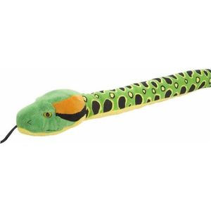 Pluche slang anaconda 137 cm - Knuffeldier