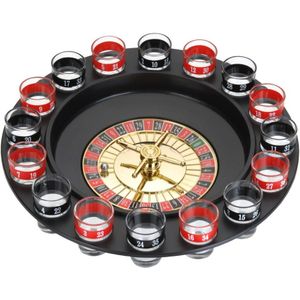 Drankspel/drinkspel shot roulette 30 cm - Drankspellen