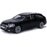 Modelauto/speelgoedauto Audi A6 - zwart - schaal 1:43/11 x 4 x 3 cm - Speelgoed auto's