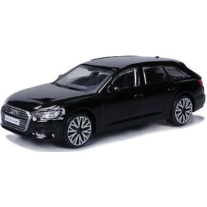 Modelauto/speelgoedauto Audi A6 - zwart - schaal 1:43/11 x 4 x 3 cm - Speelgoed auto's