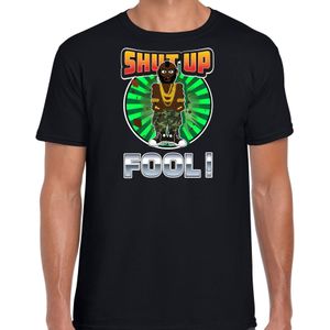 Verkleed t-shirt voor heren - BA baracus - a team - tv serie - Shut up fool! - Feestshirts