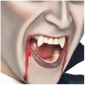 Vampier gebit 2 tanden - Verkleedattributen