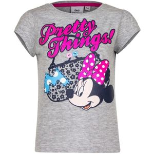 Kindershirt Minnie Mouse grijs - T-shirts