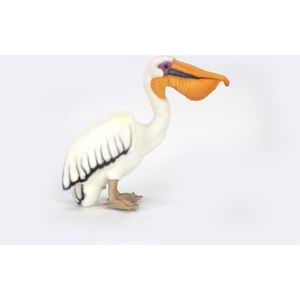 Witte Pelikaan knuffel 25 cm - Vogelknuffels - Pluche knuffels