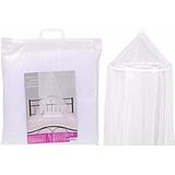 Set van 2x stuks eenpersoons klamboe wit 230 cm