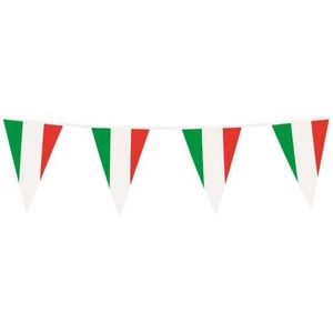 Italiaanse plastic vlaggetjes - Vlaggenlijnen