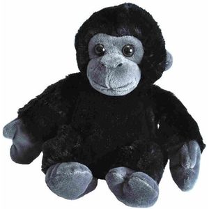 Pluche baby gorilla apen knuffels 18 cm - Knuffel bosdieren
