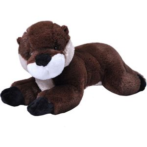 Pluche knuffel dieren Eco-kins rivier otter van 30 cm - Knuffeldier