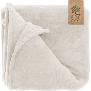Unique Living - Plaid Bailey ECO 130x180cm White Tint