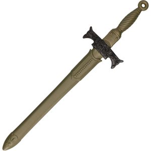 Speelgoed zwaard middeleeuwse ridder zilver grijs 66 cm - Verkleedattributen