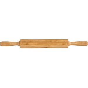 Bamboe houten deegroller 51 x 5 cm - Deegrollers